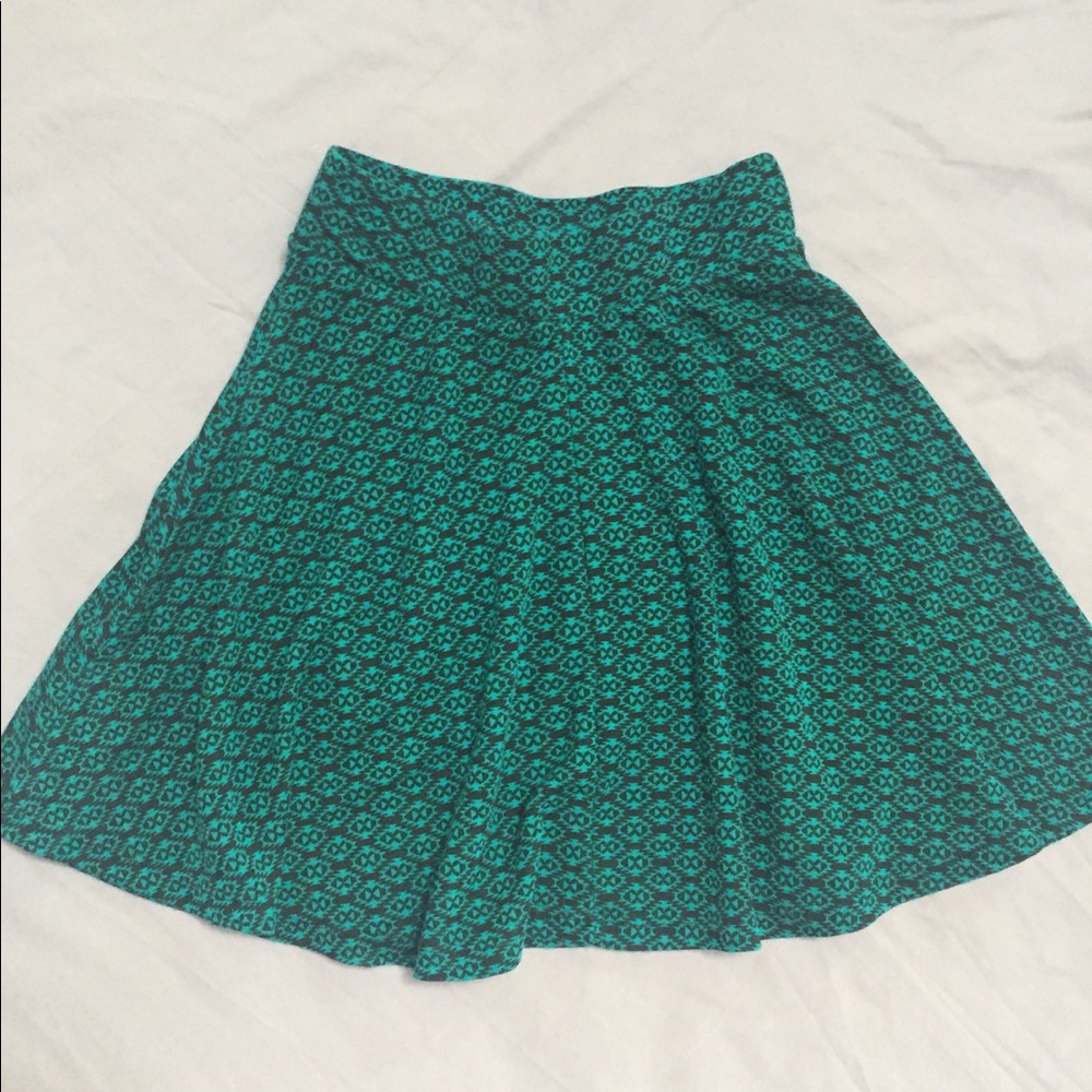 Women Circle Green Skirt- Size M